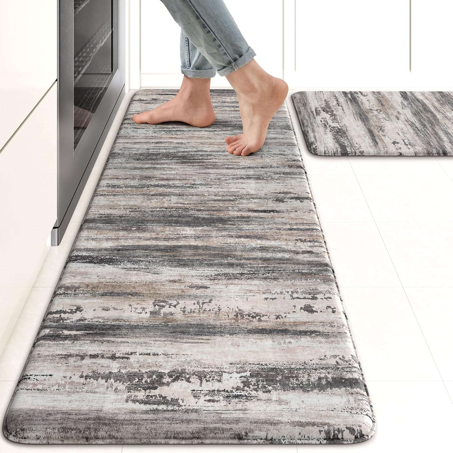 KIMODE Anti Fatigue Kitchen Mats for Comfort and Safety