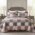 HoneiLife Vintage Quilts King Size - Lightweight Reversible Quilt Set