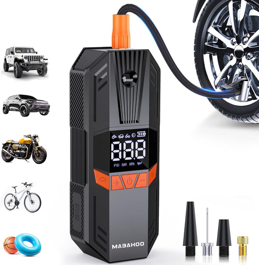 Fast Inflation Anywhere: Mabahoo Portable Air Compressor