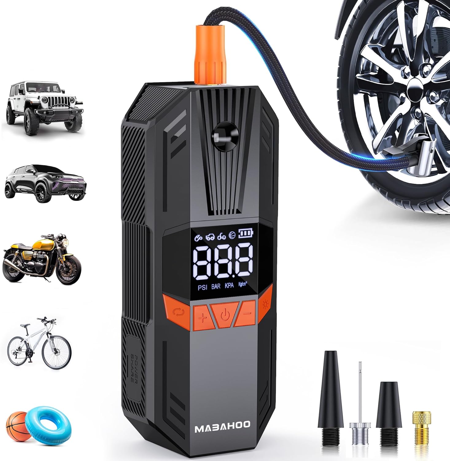 Fast Inflation Cordless Air Compressor - Mabahoo