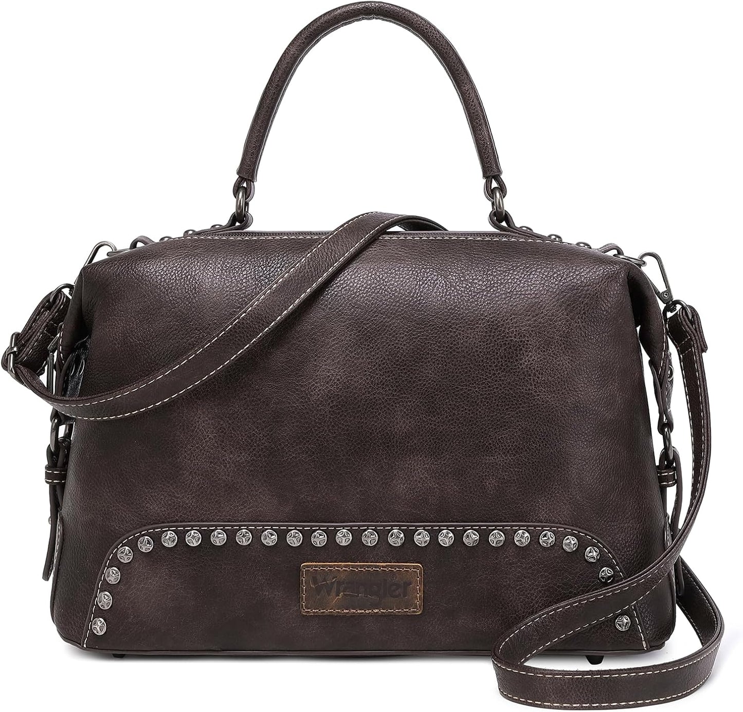 Wrangler Doctor Bag Top Handle Purse for Women - Stylish Hobo