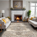 Washable 8x10 Area Rugs for Living Room and Bedroom by RUUGME