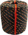 Arborist Rigging Rope Bull Rope Black 1/2 in x 150 ft - Strong