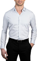 Men's Slim Fit Dress Shirt - 4-Way Stretch Wrinkle-Resist