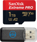 SanDisk 1TB Extreme Pro MicroSD Card Bundle - Fast Reliable Storage