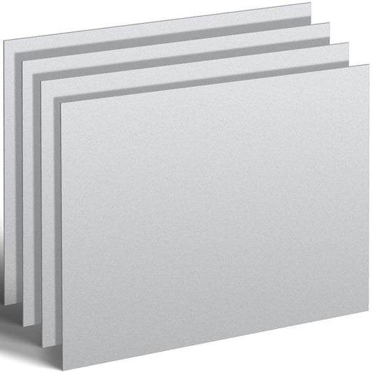 Hicarer 4 Pcs 18 Gauge Metal Plate for Industrial DIY Projects