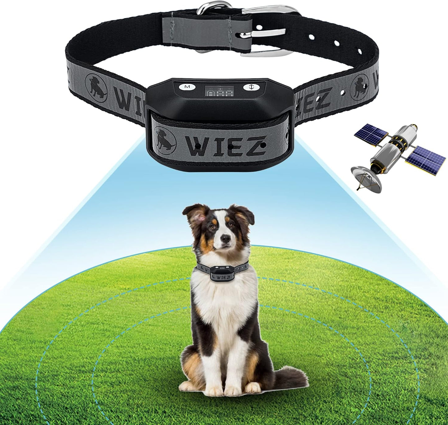 WIEZ Wireless Dog Fence - 3281ft Range, Adjustable Strength