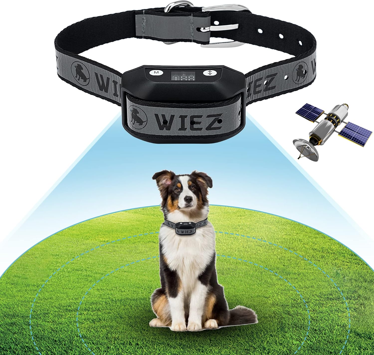 WIEZ Wireless Dog Fence - 3281ft Range, Adjustable Strength