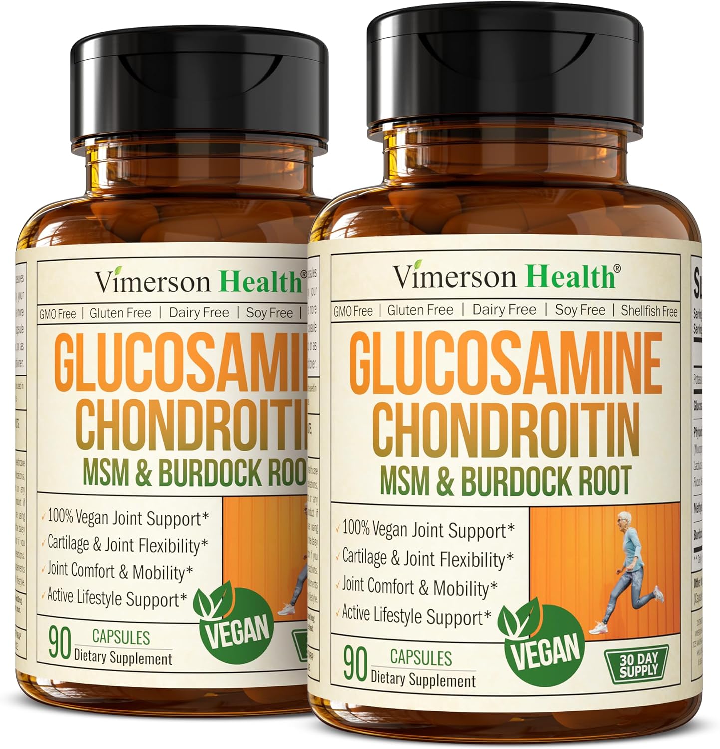 Vegan Glucosamine Chondroitin MSM for Joint Health Support