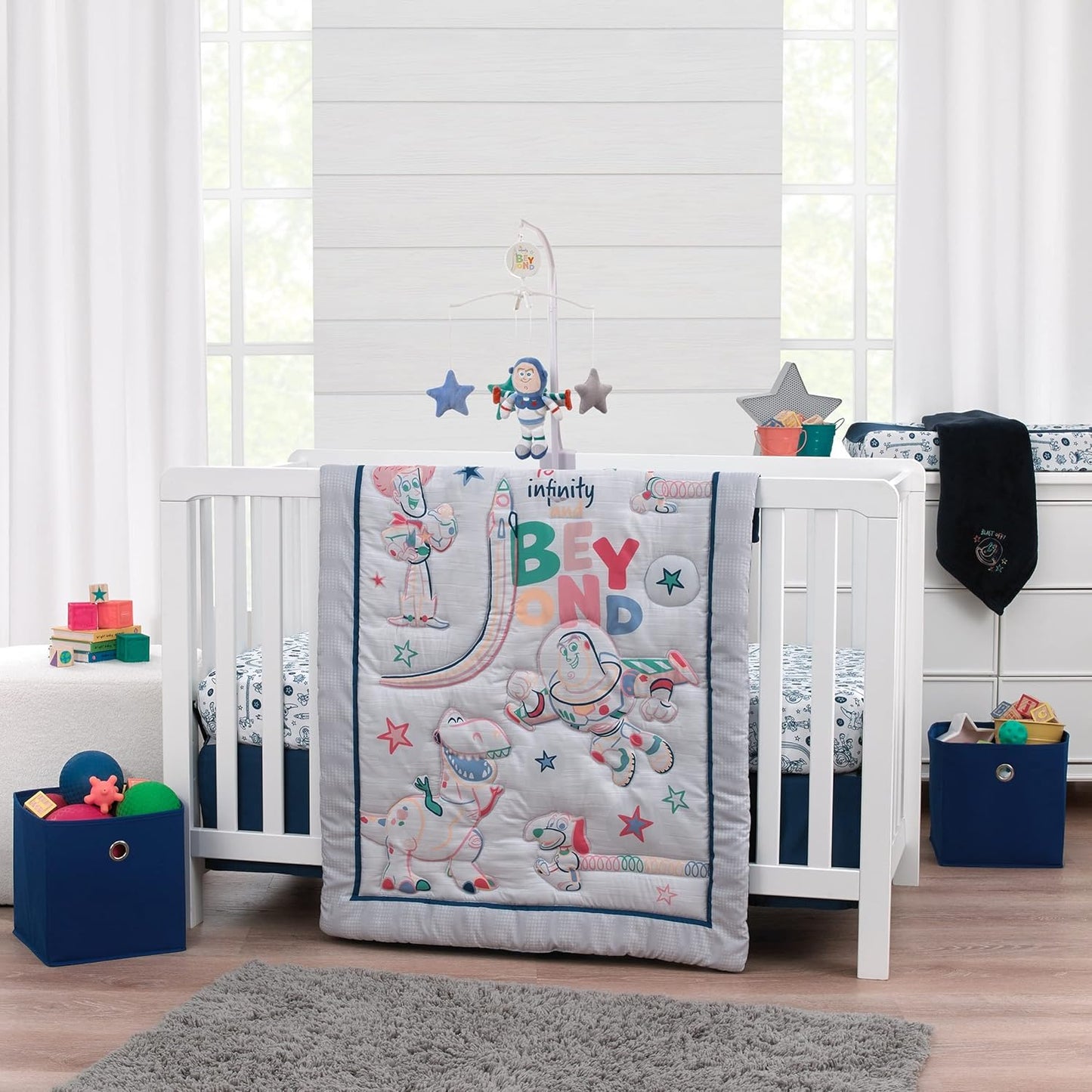 Disney Toy Story Color Crazy Nursery Crib Bedding Set Review