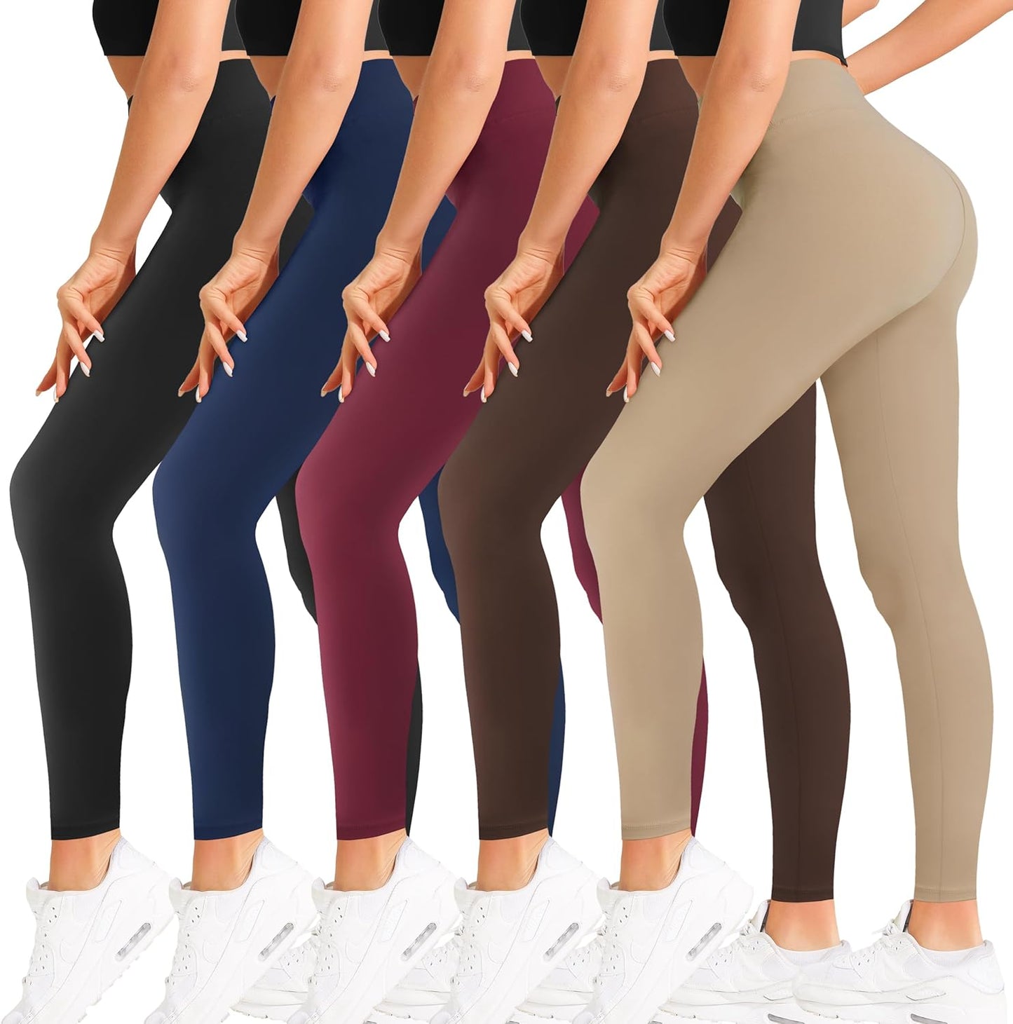 Natural Feelings High Waisted Leggings for Women - Ultra Soft