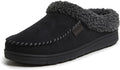 Dearfoams Mens Brendan Microfiber Casual Slippers - Memory Foam