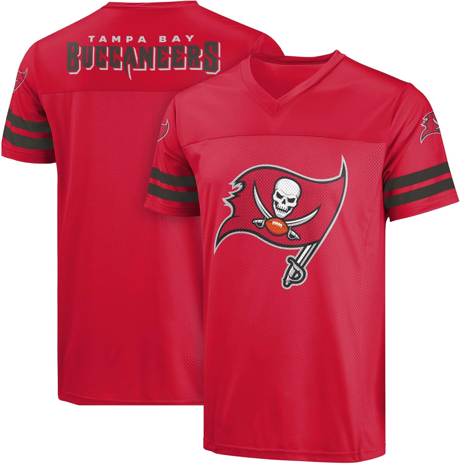 FOCO NFL Men's Game Day Football V-Neck Top for Fans