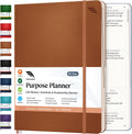 B5 Purpose Planner Notebook 7.5x9.8 Undated Daily Weekly - Balanced