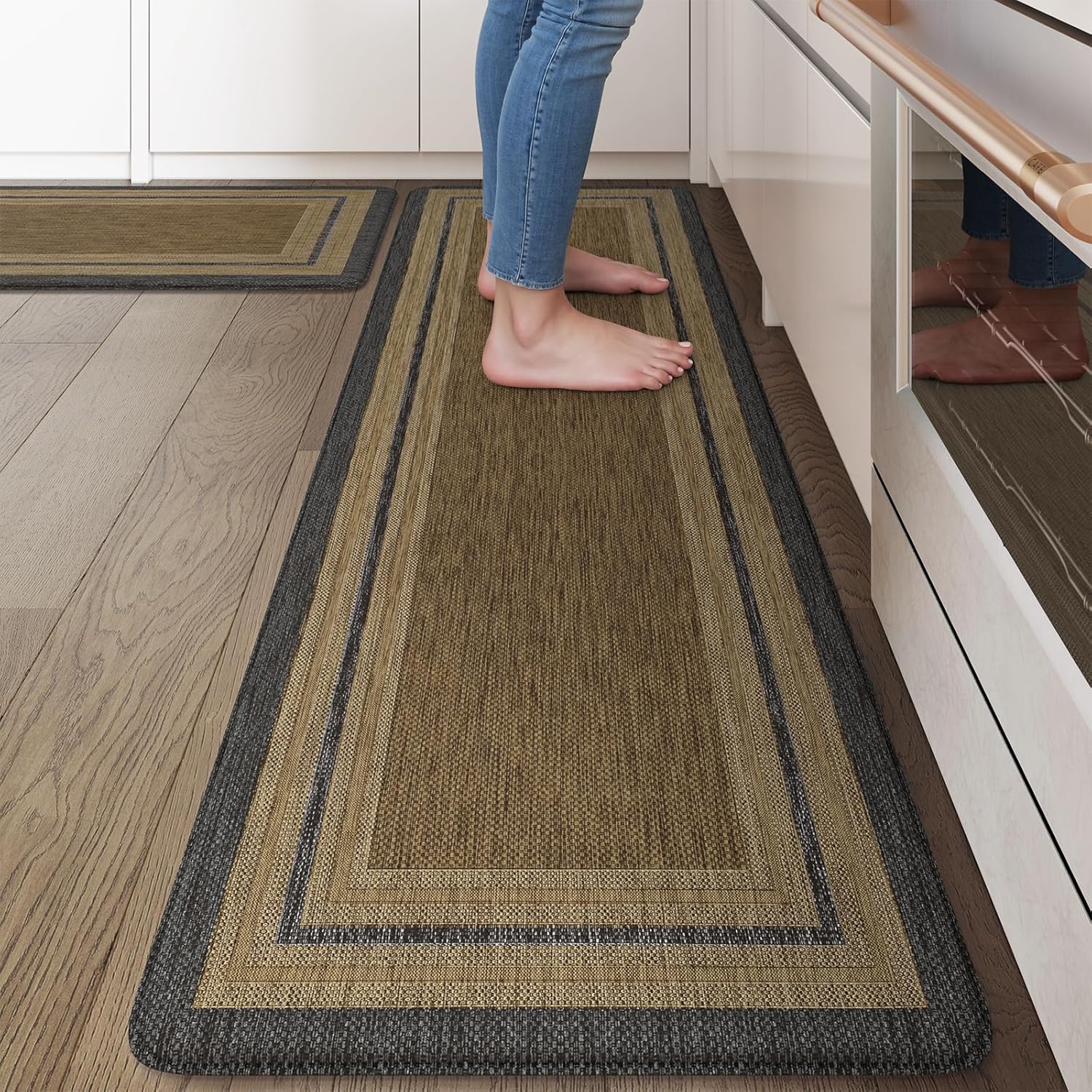 KIMODE Anti Fatigue Mats for Kitchen Floor - Comfort & Style