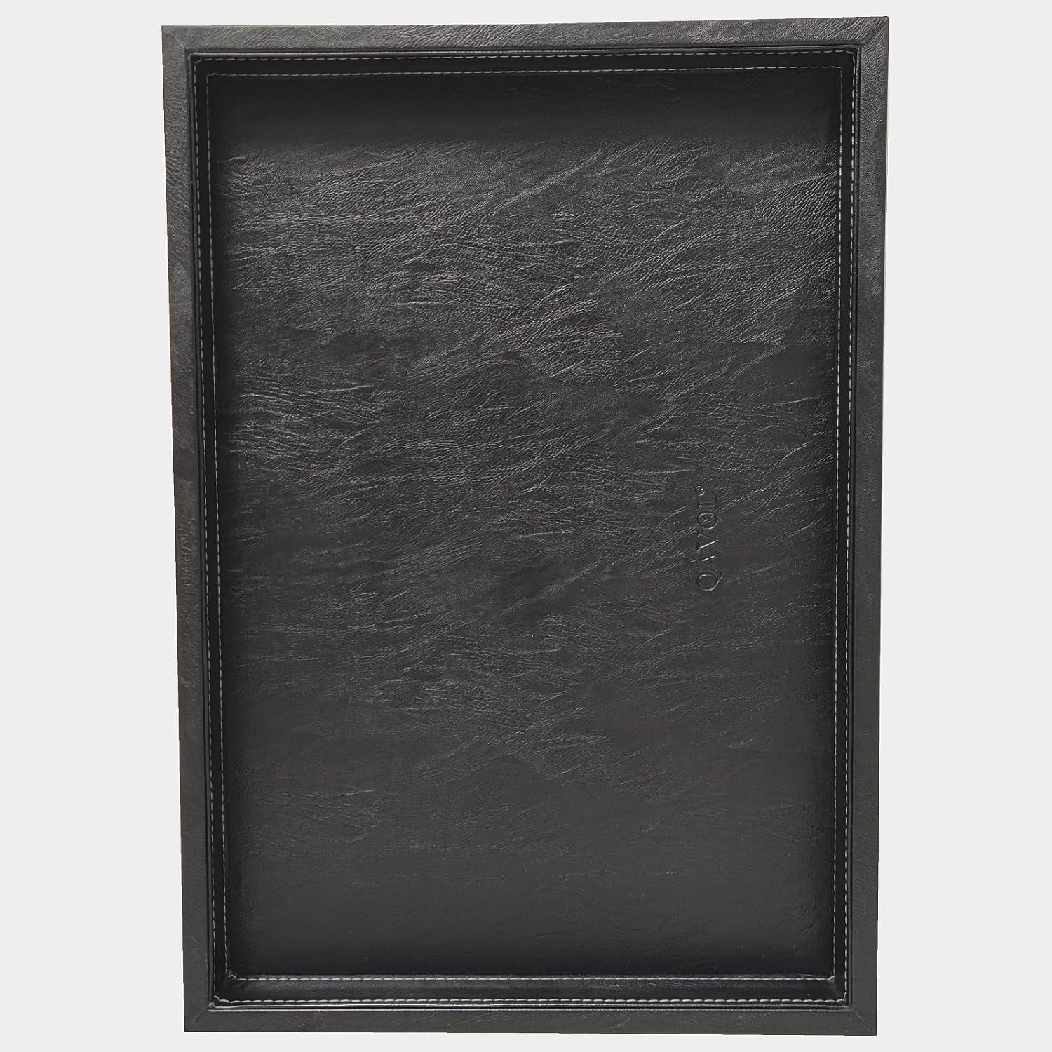 20 14 inches High-End Leather Rectangle Tray for Home Use