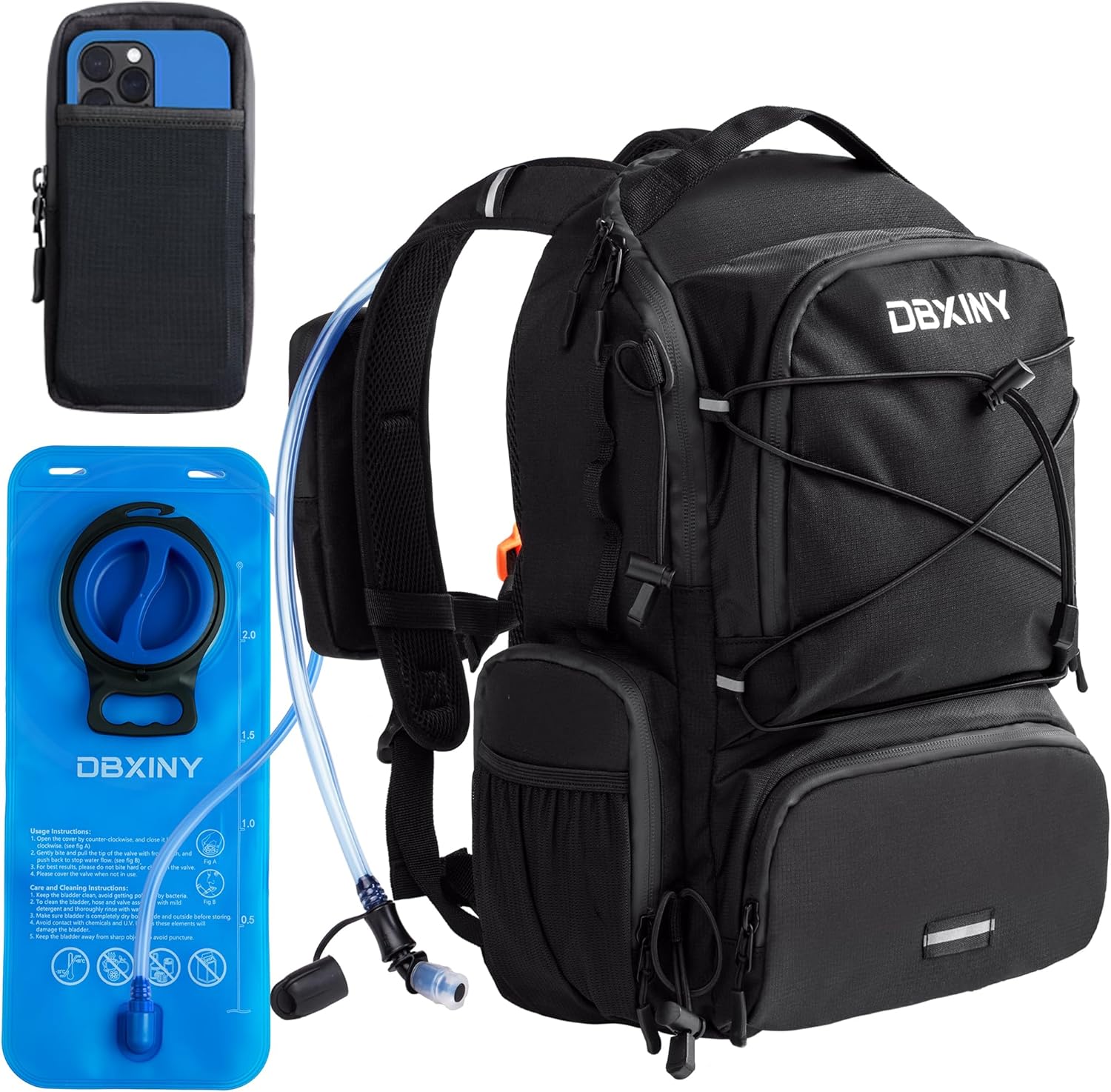 22L Hydration Backpack with Insulated Water Bladder for Adventures