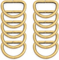 Metal D Rings 3/4 in 100 Pack Antique Brass - Strong Hardware