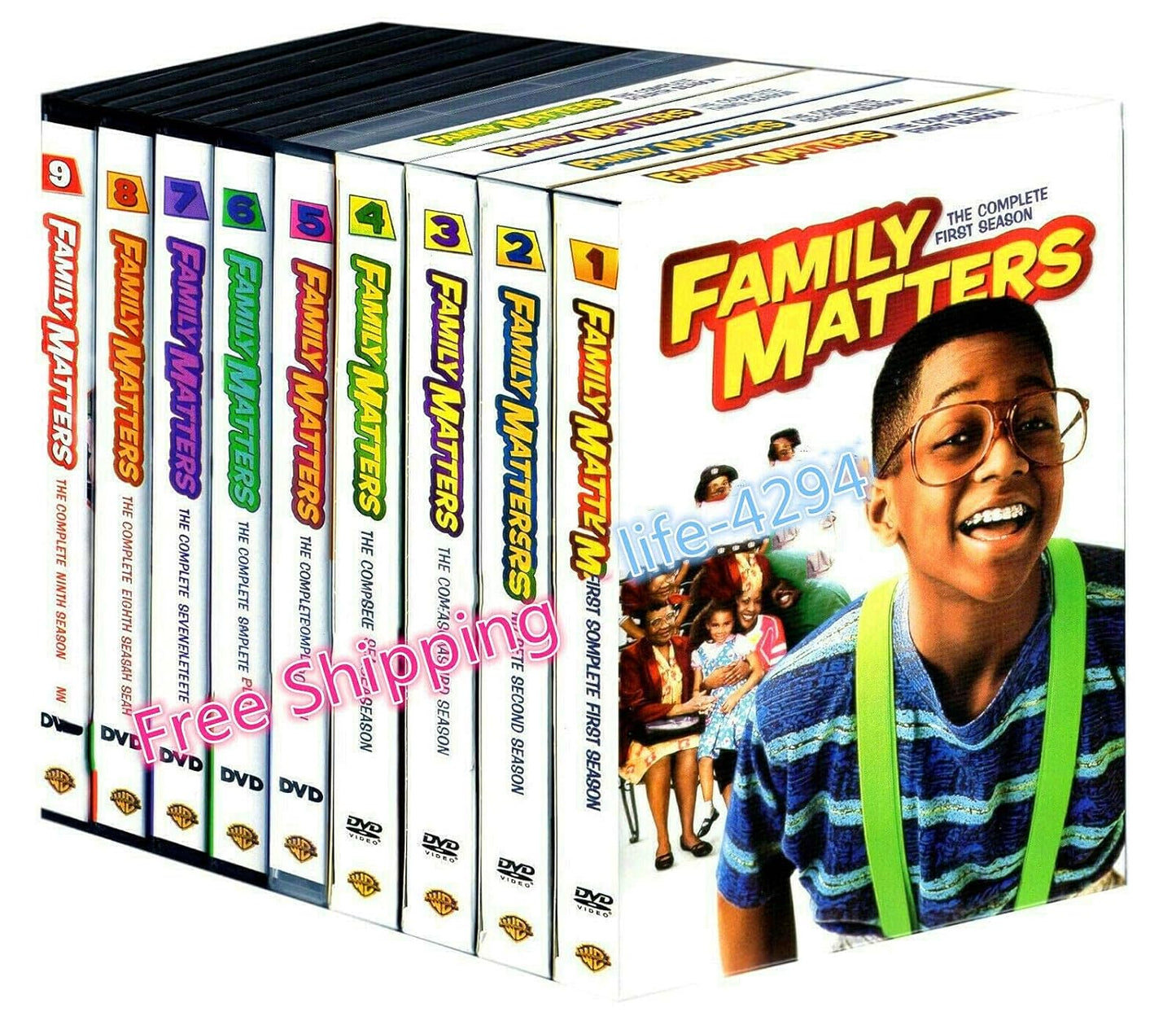 Family Matters The Complete Series 27-DVDs Seasons 1-9 Collection