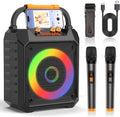 Karaoke Machine JUNGLE MONSTER 30W Portable Speaker with Dual Mics