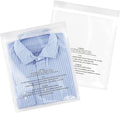iMailer 500 Pcs 12in x 15in Clear Poly Bags with Suffocation Warning
