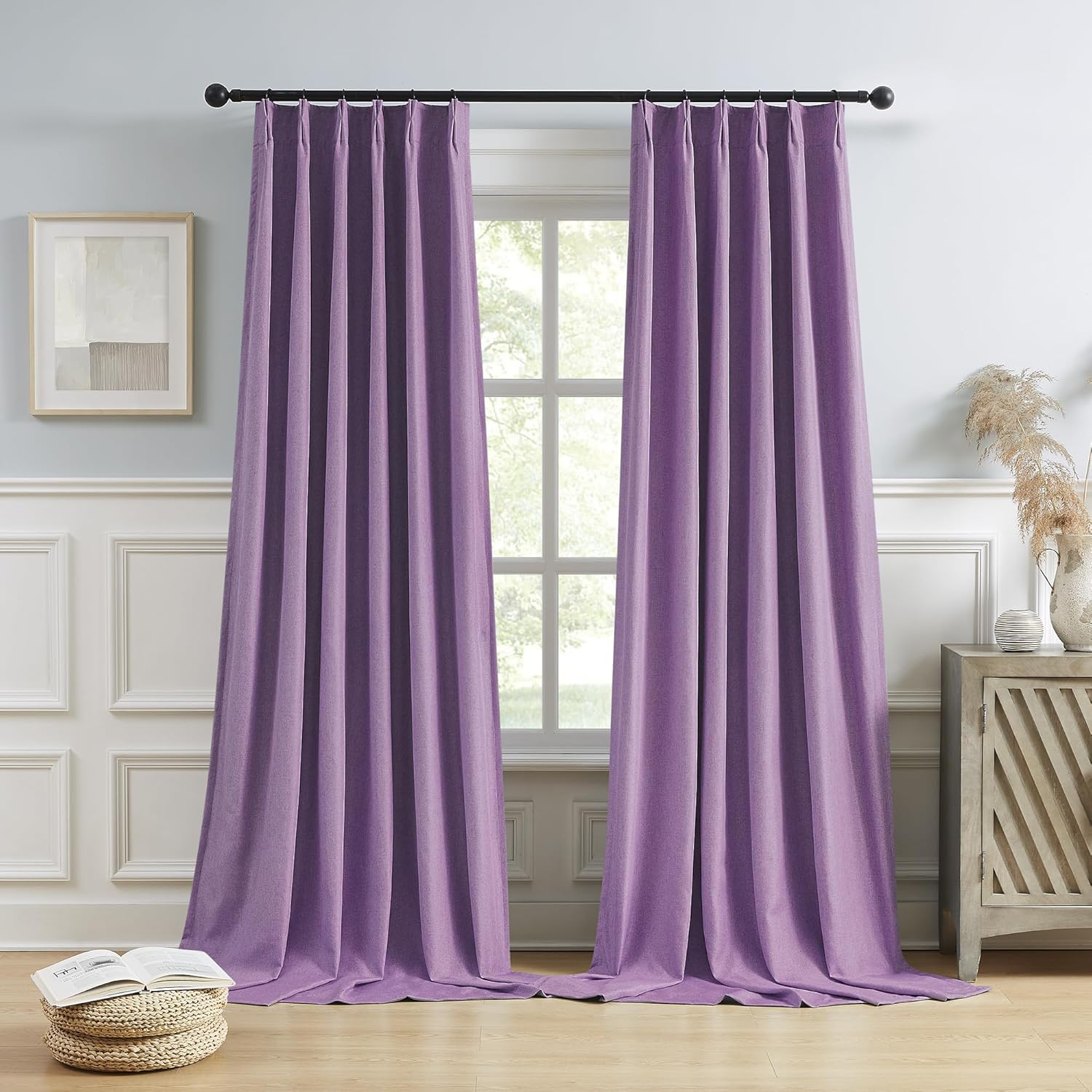 Pinch Pleated Blackout Curtains for Elegant Home Decor