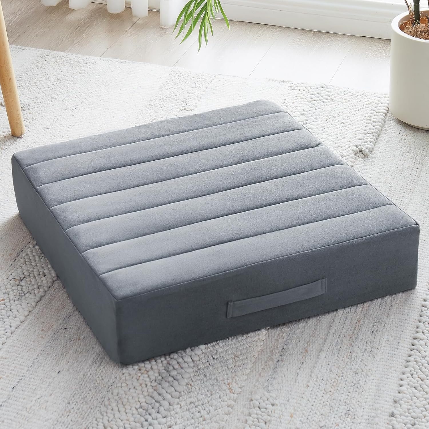 22 inches Floor Pillow for Adults - Large Meditation Cushion