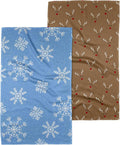 Christmas Microfiber Kitchen Towels 2-Pack - Quick Dry Geoweave