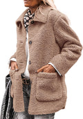 PRETTYGARDEN Women's Faux Fur Coat - Warm Long Sherpa Jacket