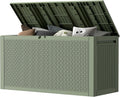 90 Gallon Outdoor Storage Box - Lockable Waterproof Deck Bin