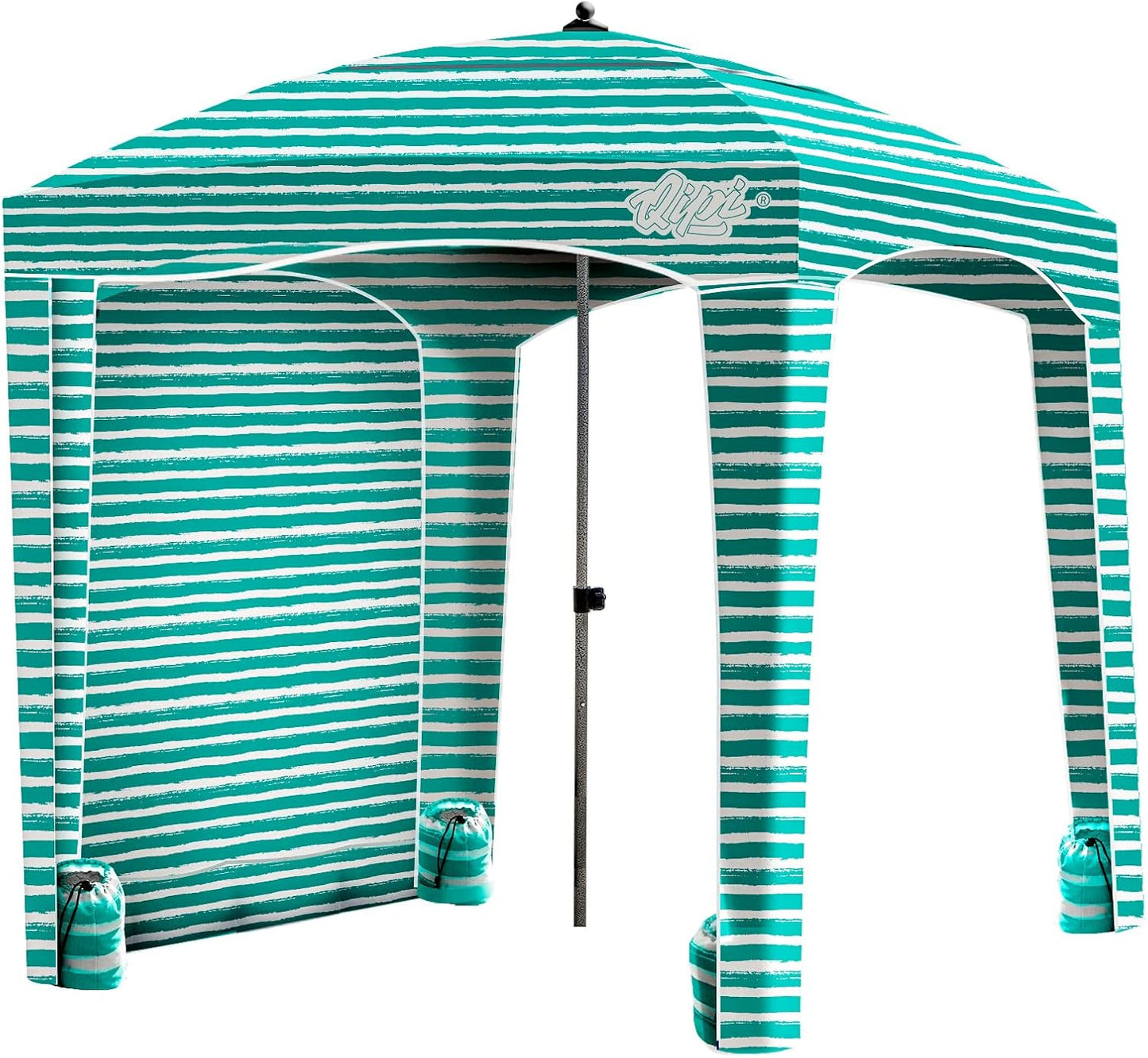 Qipi Beach Cabana - Portable 6ft x 6ft Waterproof Shelter