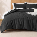 PHF Soft Waffle Comforter Set Queen Size - Breathable Lightweight