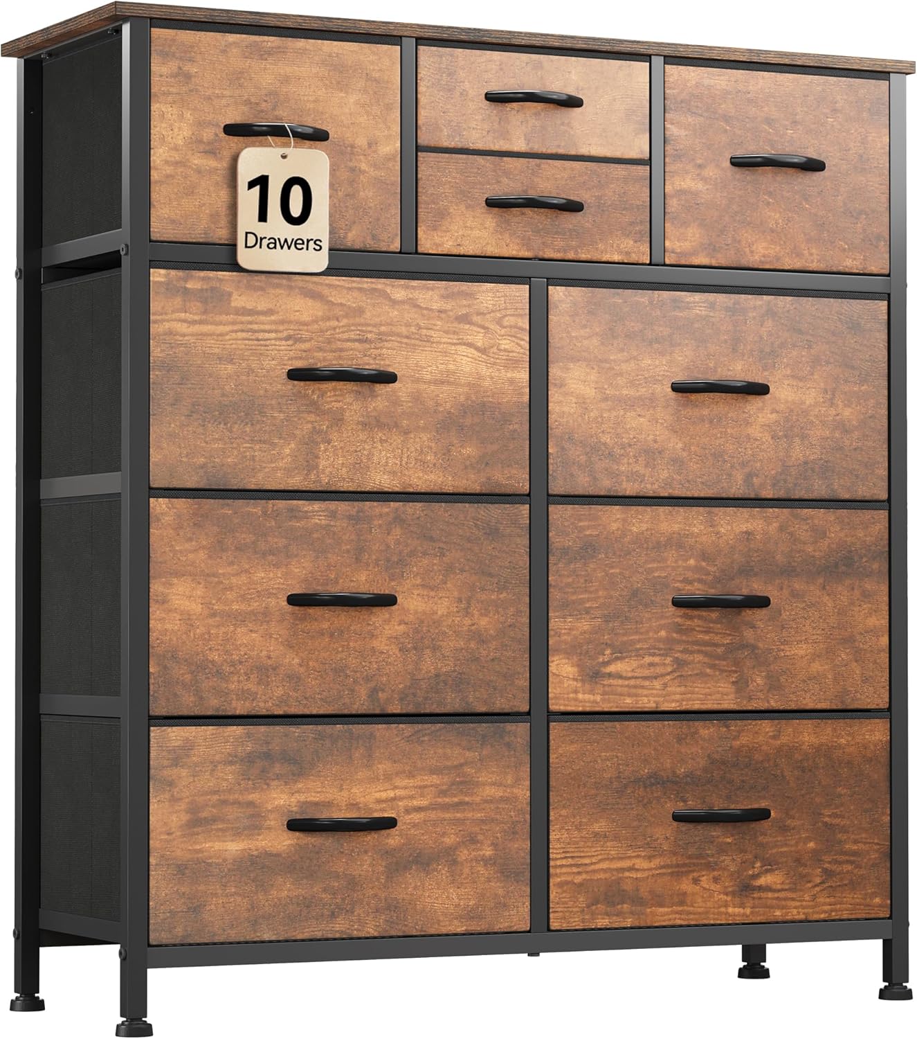 YITAHOME 10 Drawer Dresser for Bedroom and Living Room Storage