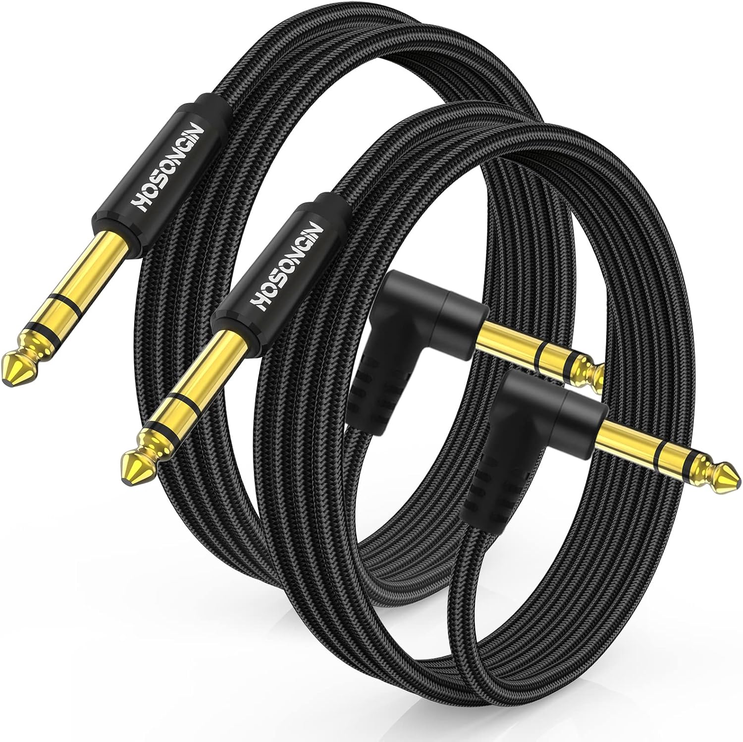 HOSONGIN 1/4 Inch TRS Cable 2-Pack: Premium Audio Connection