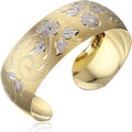 Yellow 14K Gold-Filled Hand Engraved Cuff Bracelet Review