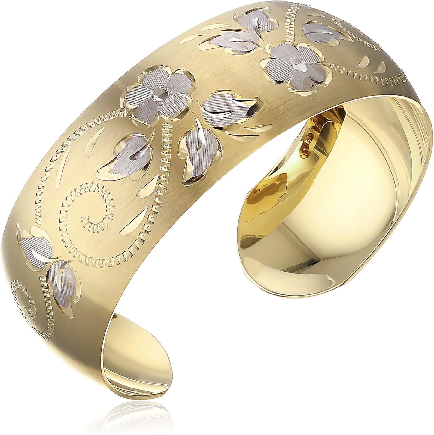 Yellow 14K Gold-Filled Hand Engraved Cuff Bracelet Review