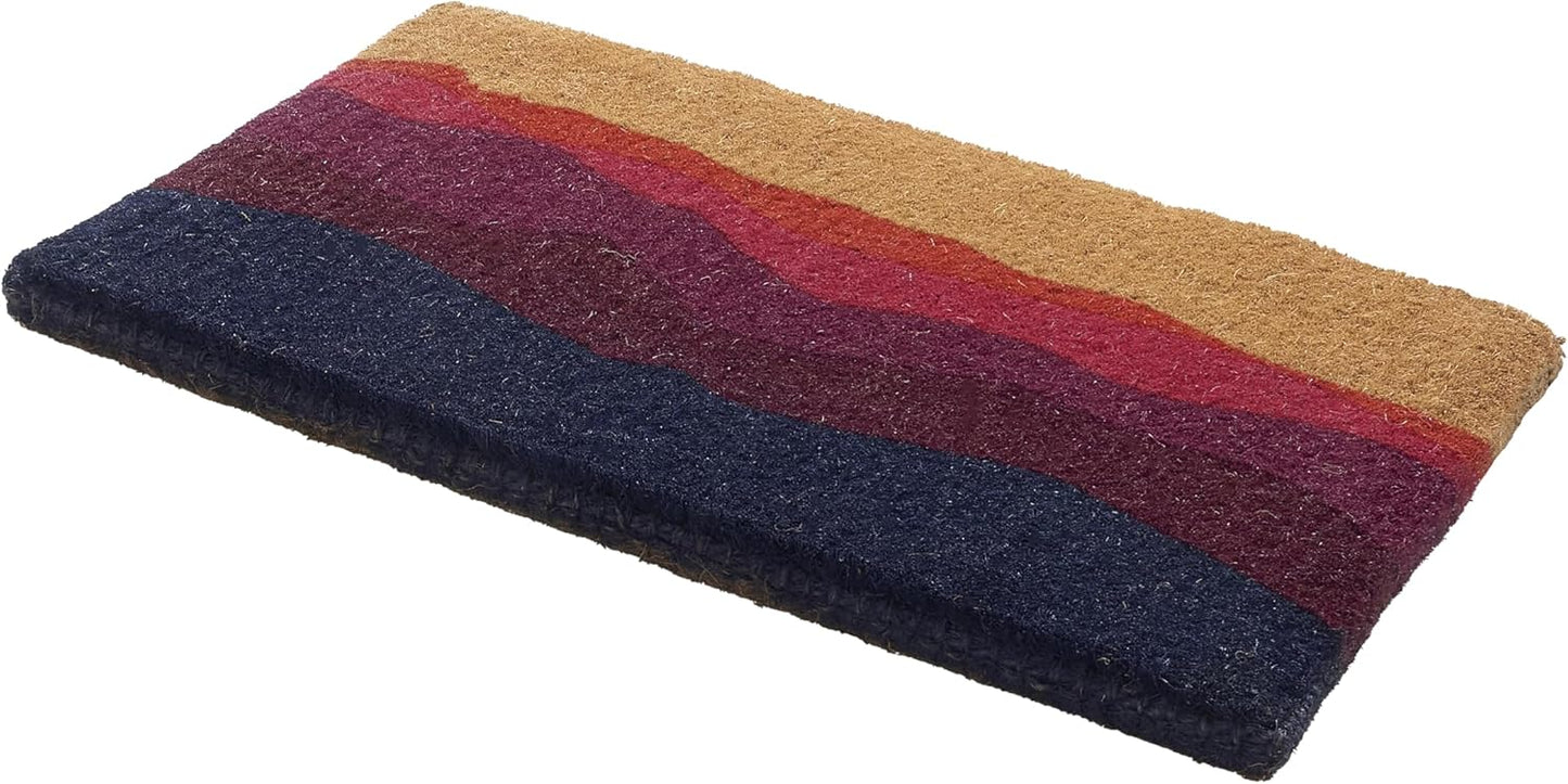 Geometric Abstract Nature Extra Thick Doormat for Entryways