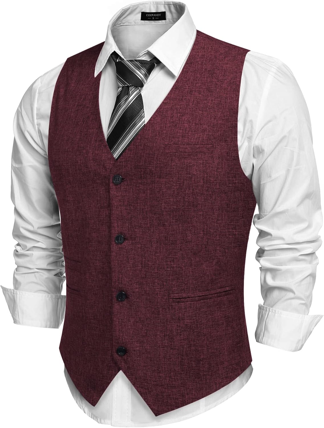 COOFANDY Men's Casual Business Vests for Stylish Occasions
