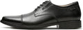 Clarks Men's Tilden Cap Oxford Leather Dress Shoe - Black