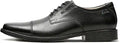 Clarks Tilden Cap Oxford - Classic Leather Dress Shoe for Work