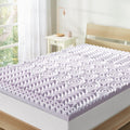 Mellow 2 in 5-Zone Memory Foam Mattress Topper - Lavender Comfort