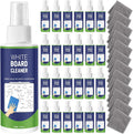 Whiteboard Cleaner Spray 24 Pack with Cloths - Bulk Dry Erase Cleaner