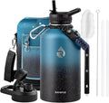 64oz Insulated Water Bottle - Keeps Cold 48H, Half Gallon Jug