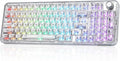 YUNZII X98 Snow White 98% Mechanical Keyboard - Tri-Mode QMK/VIA