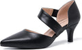 Women's Closed Pointed Toe Heels D'Orsay Kitten Heel (Style 2GRF)