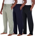 Men's Soft Pajama Lounge Pants 3 Pack - Lightweight Comfort Real