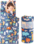 Nap Mat with Pillow and Blanket 100% Cotton - Cozy Extra Long Nap Mat