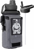 32 Oz Insulated Battle Bottle - 1 Liter Rugged Carry with Sleeve