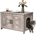 Homhedy Cat Litter Box Enclosure for Stylish Pet Washroom