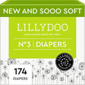 LILLYDOO Baby Diapers Size 3 - Soft, Absorbent, Leak-Free